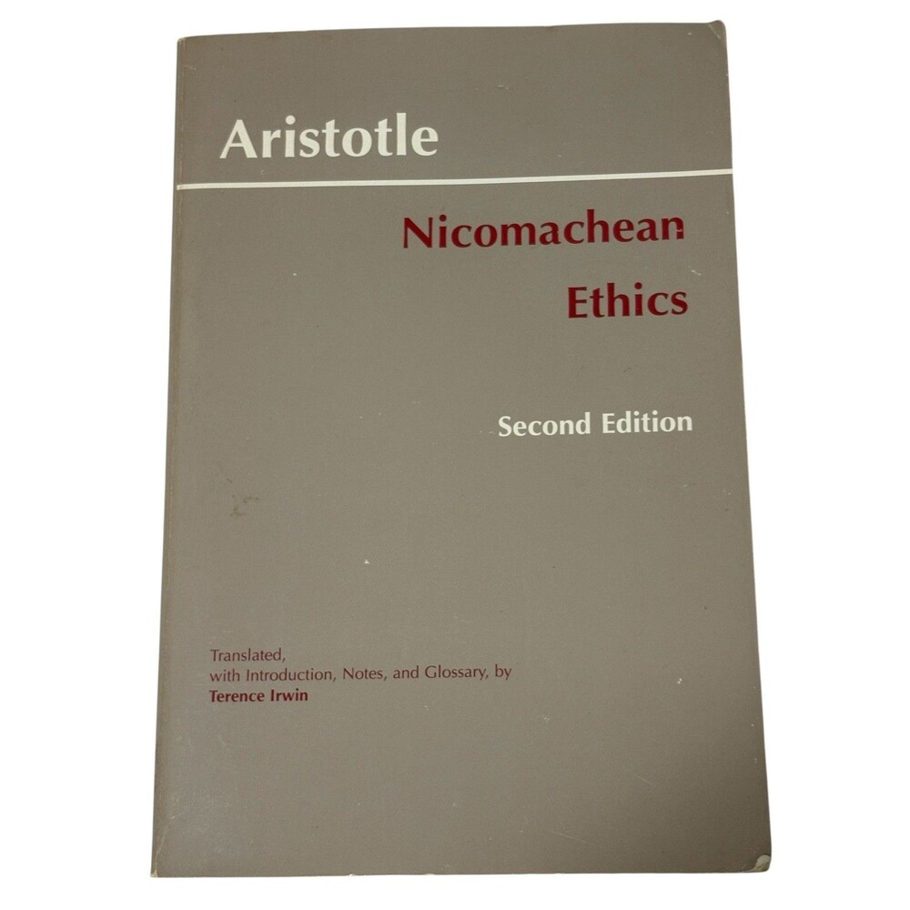 Nicomachean Ethics – Aristotle – Irwin – Softcover – Hackett VTG 1999 Second Ed